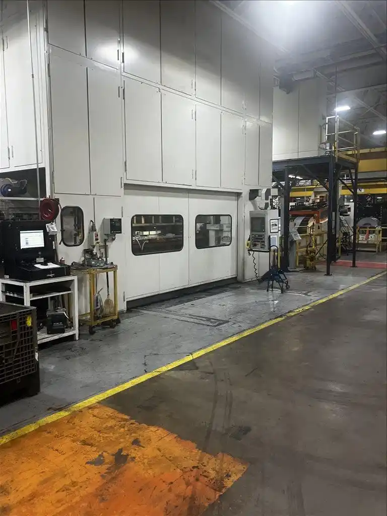 693 Ton, Mueller Weingarten #HUQ630.36, transfer press, 15.7"stroke, 35.4"Shut Height, 8-60 SPM, 2006 - Image 1