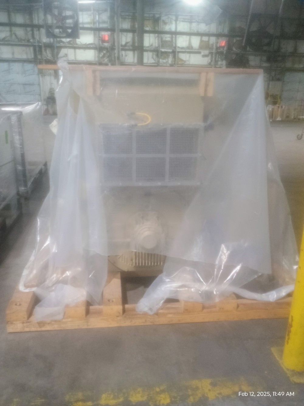 800 HP 3600 RPM General Electric, Frame 5013ST, weather protected enclosure type 2, ball, 1.15 service - Image 2
