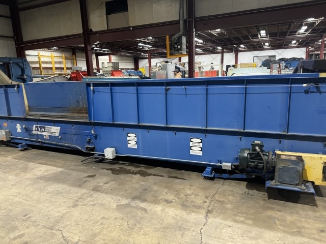 48" wide x 23' long, REM #TRC-23, transfer belt conveyor w/ stand, 35" high walls, 3 HP w/ gearbox - Image 6