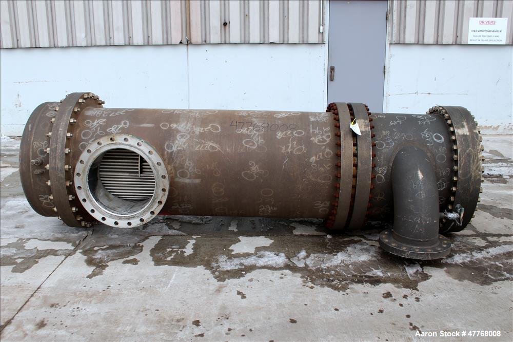 1200 sq.ft., 75 psi, ALCO, Heat Exchanger, Size 35.96, 1-32-52 H, 3/4" diameter x 8' long 316 Stainless steel - Image 2