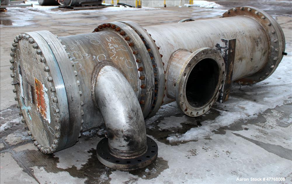 1200 sq.ft., 75 psi, ALCO, Heat Exchanger, Size 35.96, 1-32-52 H, 3/4" diameter x 8' long 316 Stainless steel - Image 3