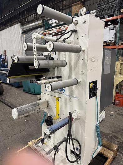 12" Doctor Machine, Accraply Standford #DM12, fife web guide, splice table, 1640 FPM, 2019 - Image 7