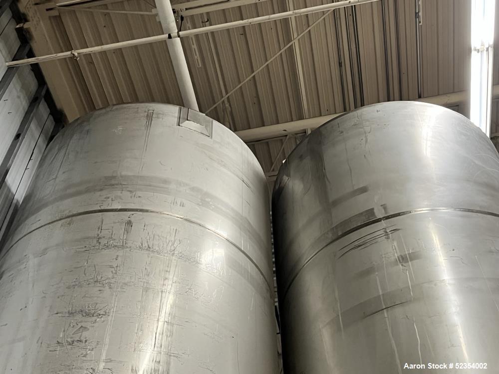 4200 gallon Feldmeier, Stainless Steel Storage Tank, Vertical, 240" High (straight side) X 72" diameter - Image 3