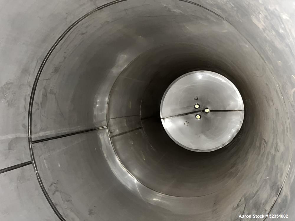 4200 gallon Feldmeier, Stainless Steel Storage Tank, Vertical, 240" High (straight side) X 72" diameter - Image 4
