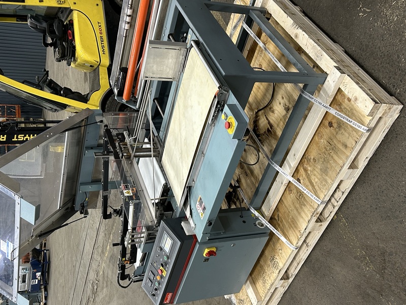 Shanklin #A27A, L-bar shrinkwrapper, smooth belt to belt transfer, automatic film advance, 2007 - Image 2