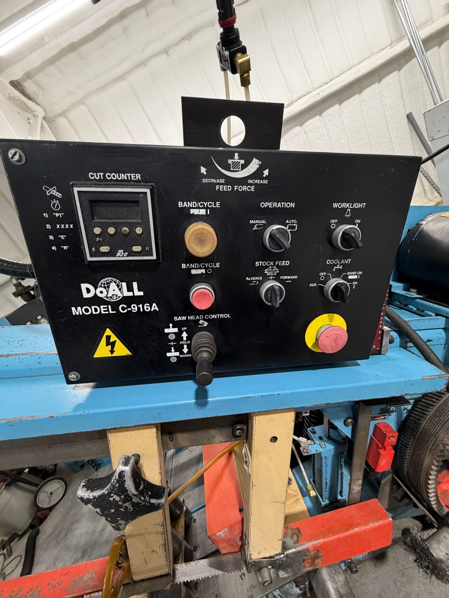 DoAll #C-916A, horizontal band saw, 2000 - Image 5