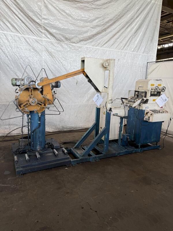 1100 lb. Aida #LMU 15-15 / LF1516NC, Coil Feed Lines, 5.9" W, 47.24" OD, 18.5"-20.5" ID,.05" thick - Image 2