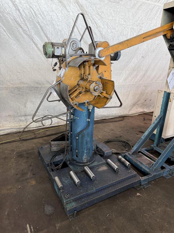 1100 lb. Aida #LMU 15-15 / LF1516NC, Coil Feed Lines, 5.9" W, 47.24" OD, 18.5"-20.5" ID,.05" thick - Image 5