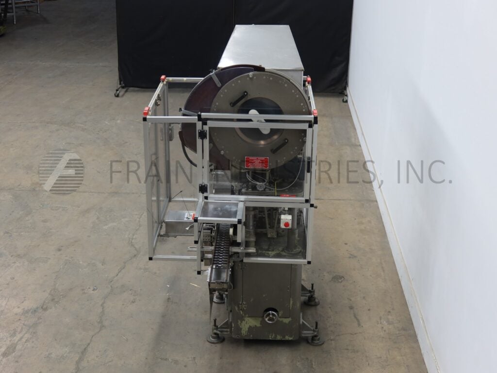Resina #S30, automatic single head chuck capper, capacity hopper with disc pin sorter, capacity chute - Image 3