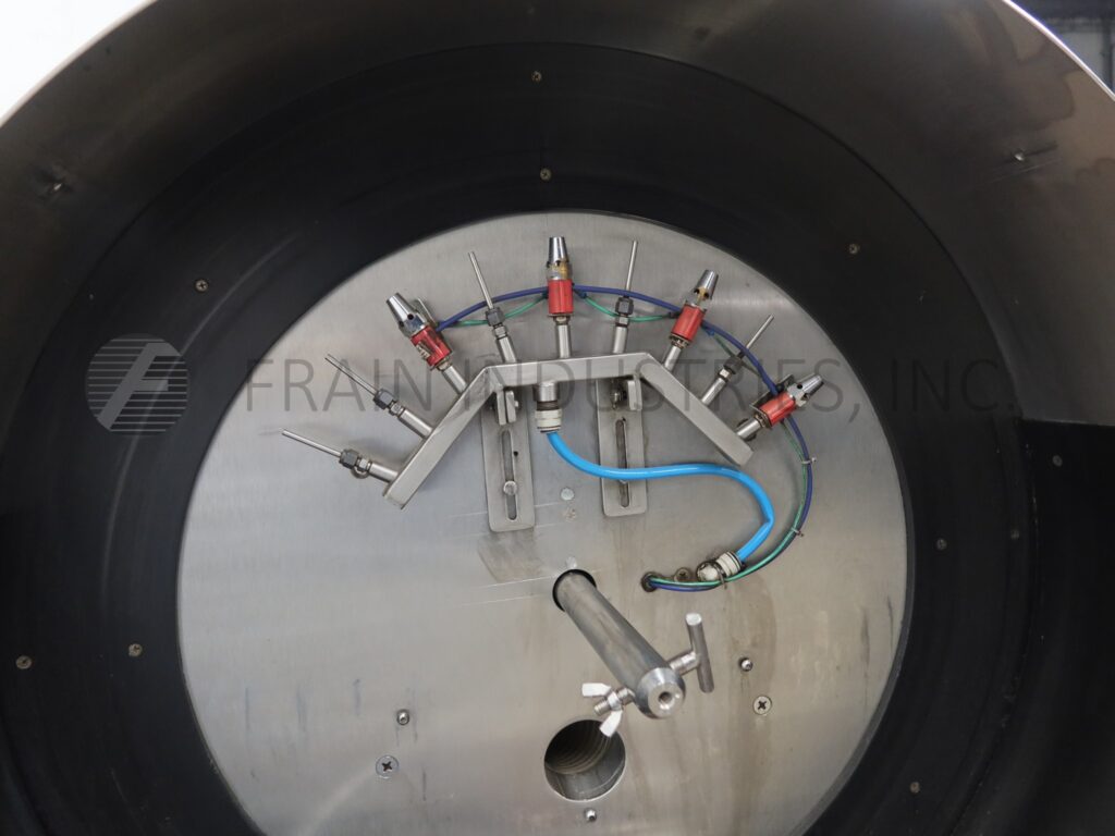 McBrady #100, rotary, inverted, air cleaner, 20-100 containers per minute, vari-speed controllers, e-stop - Image 2