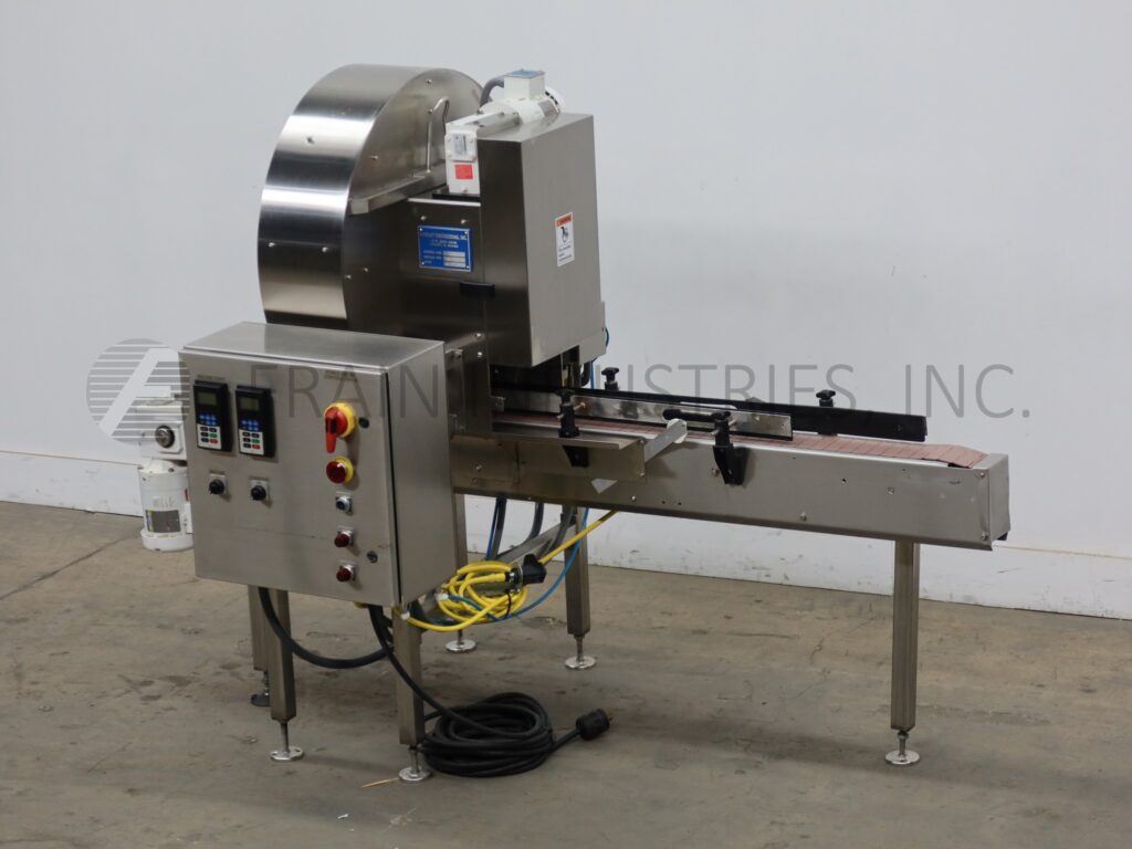 McBrady #100, rotary, inverted, air cleaner, 20-100 containers per minute, vari-speed controllers, e-stop - Image 5