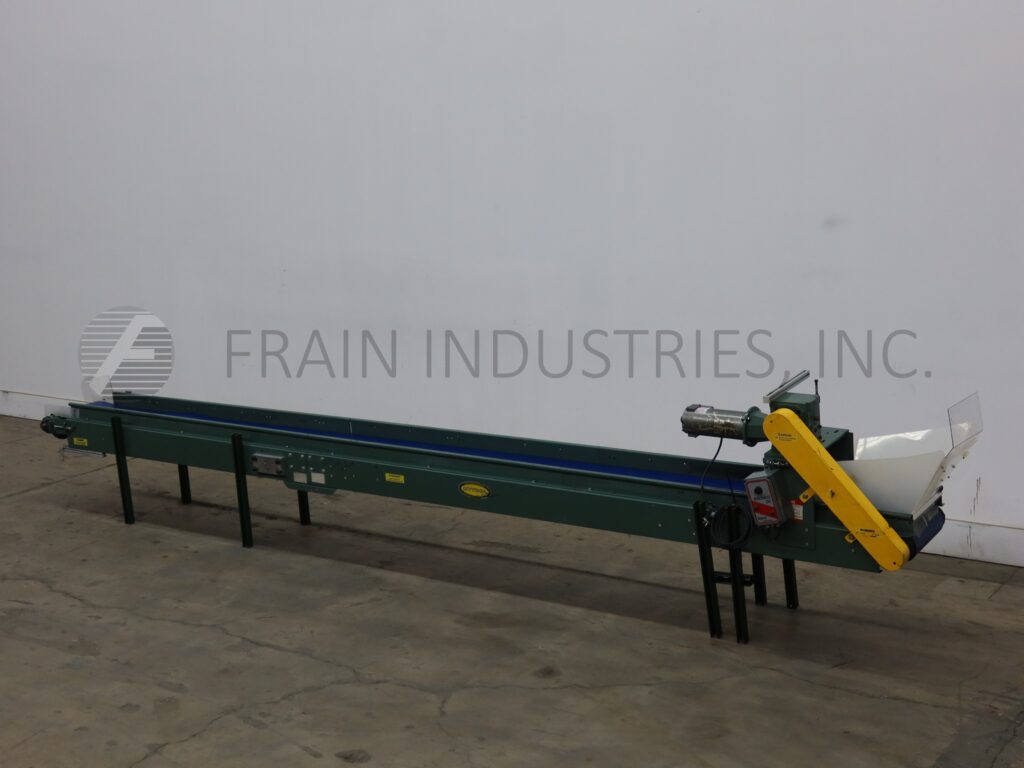 12" wide x 17' long, Hytrol conveyor belt, 1/2 HP drive - Image 1