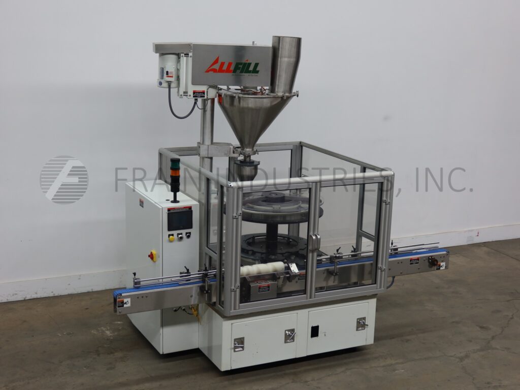 All-Fill #R, 24-pocket, rotary, continous motion, Stainless steel auger filler, 15-120 containers per minute - Image 1