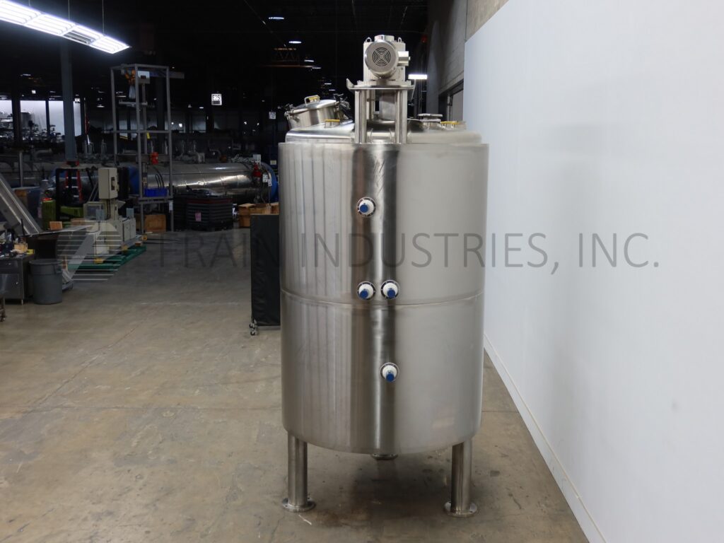 1056 gallon Lee #4000U75, 316 Stainless Steel jacketed & insulated process tank, 100 psi, 66" dia. x 94-1/2" - Image 3