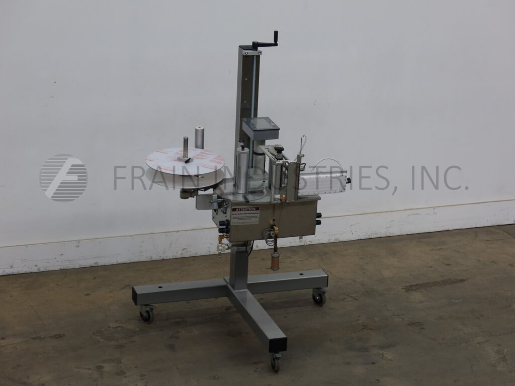 Label-Aire #3114TS-1500, 7" x16" right hand 1-10" ST pressure sensitive, tamp spot labeler, 600-1500 linear - Image 1