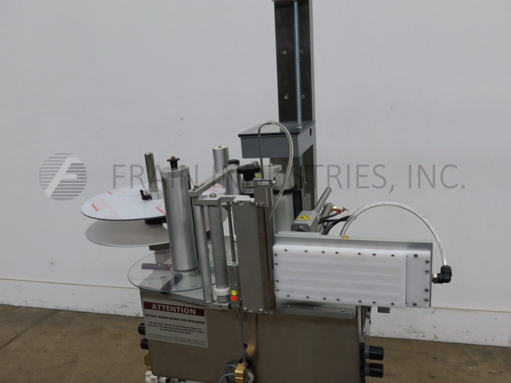 Label-Aire #3114TS-1500, 7" x16" right hand 1-10" ST pressure sensitive, tamp spot labeler, 600-1500 linear - Image 2