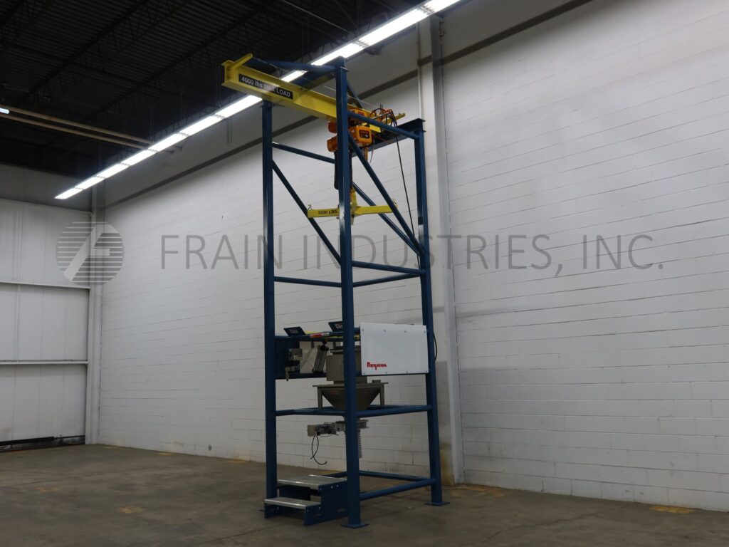Super sack unloading system, Flexicon #BFC-C, bulk bag, with 109" long cantilevered I-beam extending 45" - Image 5