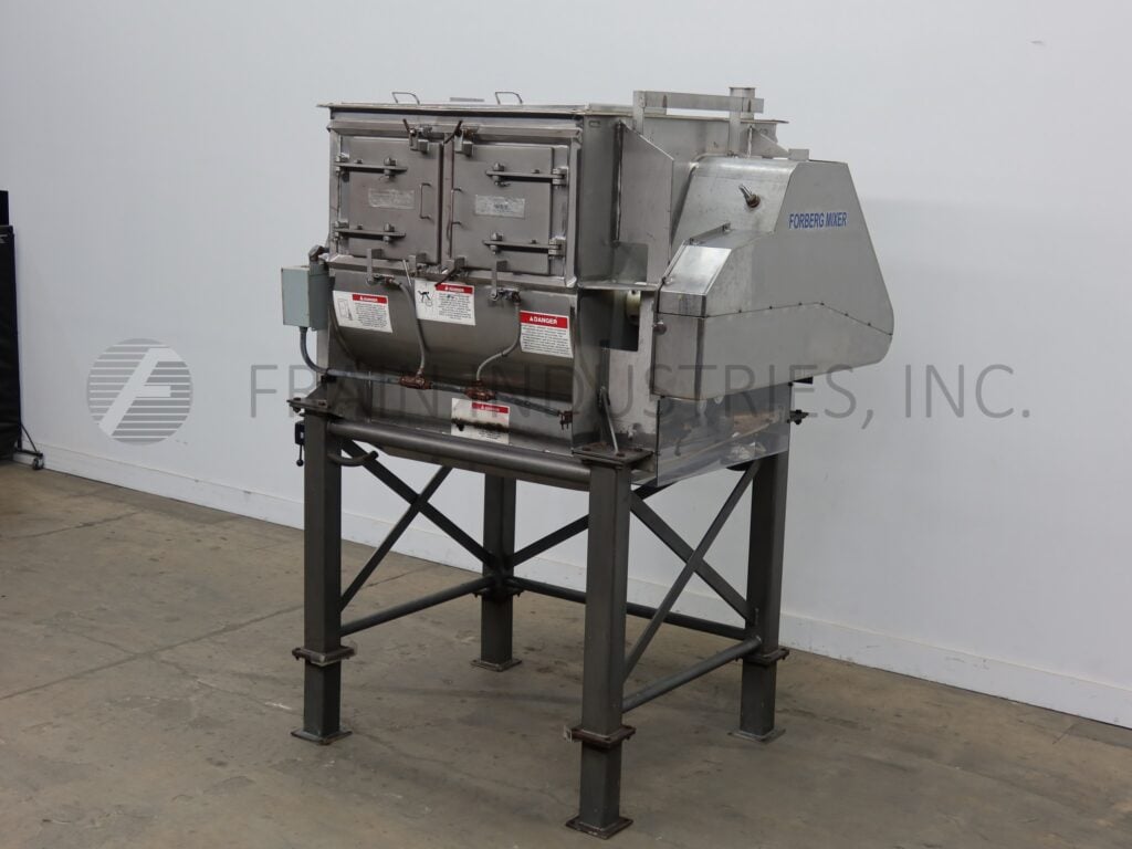 26 cu.ft. Forberg Forberg #FZM-26, 304 Stainless Steel dual trough paddle mixer, 52" length, 61" width, 45" - Image 1
