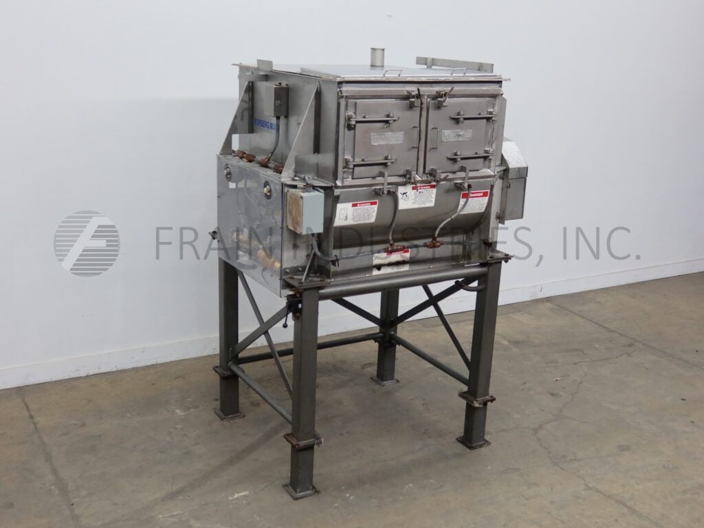 26 cu.ft. Forberg Forberg #FZM-26, 304 Stainless Steel dual trough paddle mixer, 52" length, 61" width, 45" - Image 5