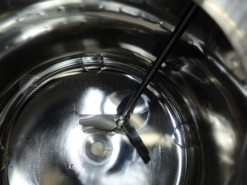 35 gallon Pure-Flo MPC tank reactor, 316L Stainless Steel jacketed & internal pressure reaction tank, 24" - Image 2