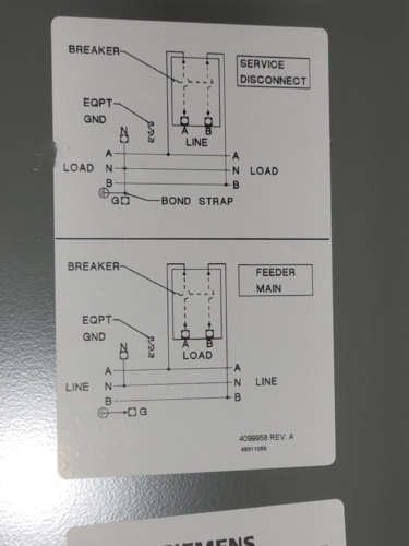 400 Amps, Siemens, WB1400C, Service Entrance Breaker Module, 1-phase, 3-Wire, 240 V - Image 6