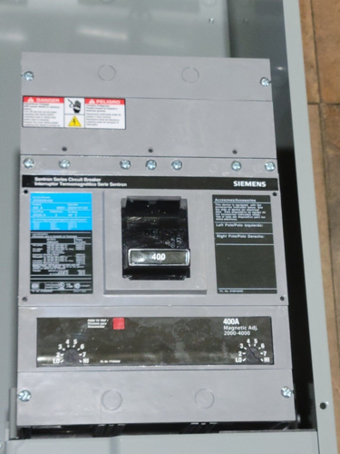 400 Amps, Siemens, WB1400C, Service Entrance Breaker Module, 1-phase, 3-Wire, 240 V - Image 8