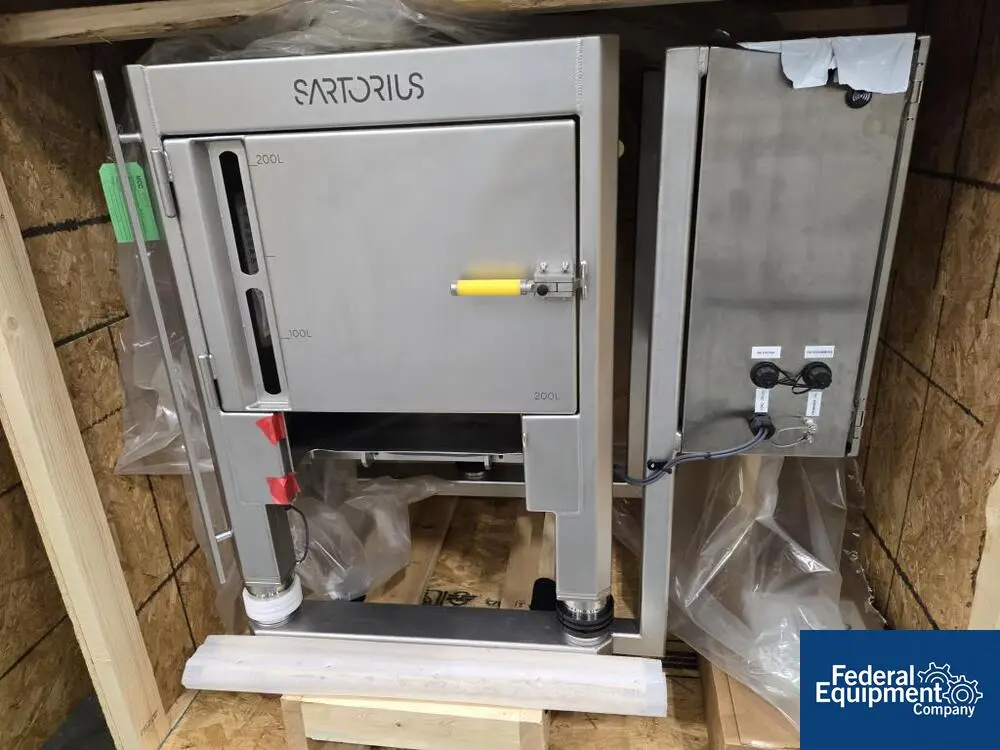 52.83 gallon Sartorius, Palletank for Mixing, Stainless Steel - Image 2