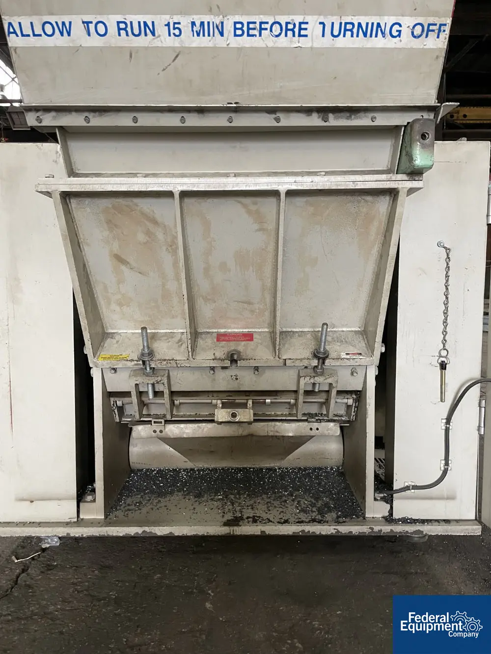 16" x 28" Cumberland #16X28, Granulator, 3-Blade Open Rotor, 20 HP, 208 V, 2002 - Image 8