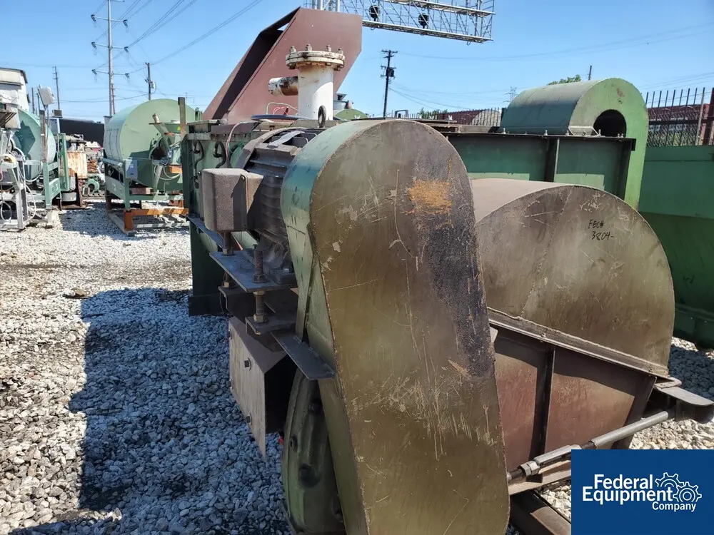 150 cu.ft. Ribbon Blender, carbon steel, bottom discharge, 48" width x 144" L trough, 20 HP - Image 3