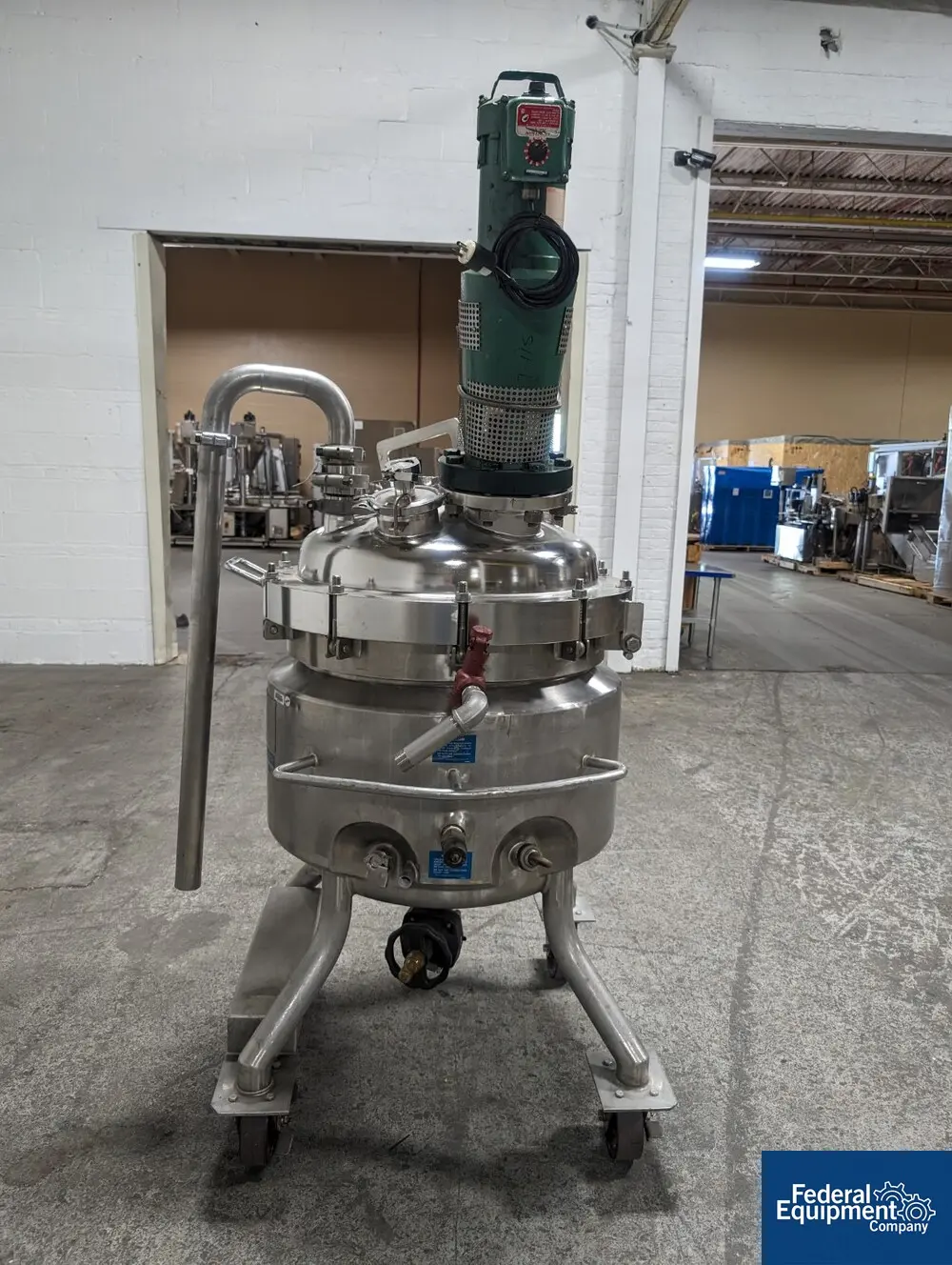 39.63 gallon Mueller, Reactor, Stainless Steel, 24" diameter x 17" straight side, 45 psi/FV Internal @ 293 F - Image 6