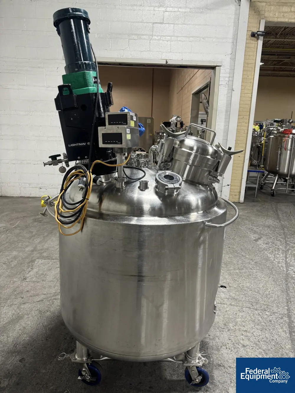 132 gallon Precision Stainless, Reactor, Stainless Steel, 36" diameter x 36" straight side, 45 psi/FV - Image 5