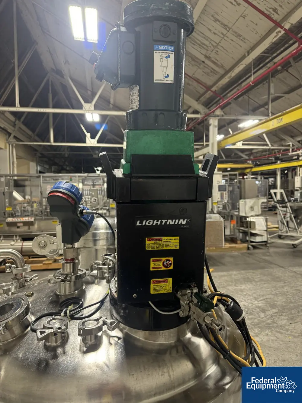 132 gallon Precision Stainless, Reactor, Stainless Steel, 36" diameter x 36" straight side, 45 psi/FV - Image 7