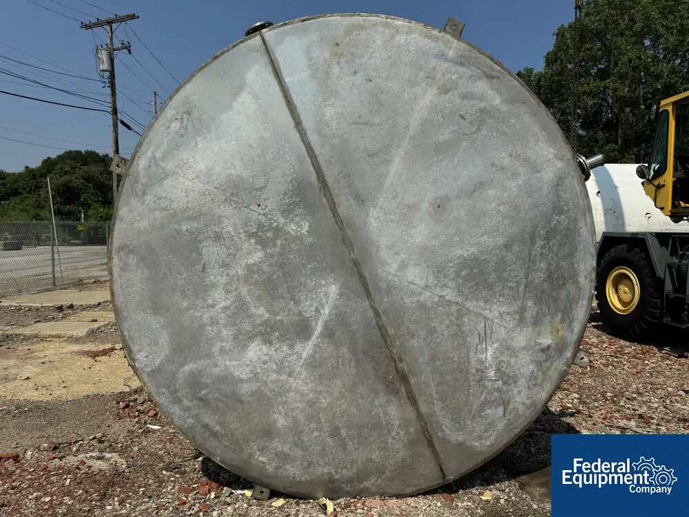 8559 gallon Keller Sales, Storage Tank, Stainless Steel, 114" diameter x 192" straight side - Image 4