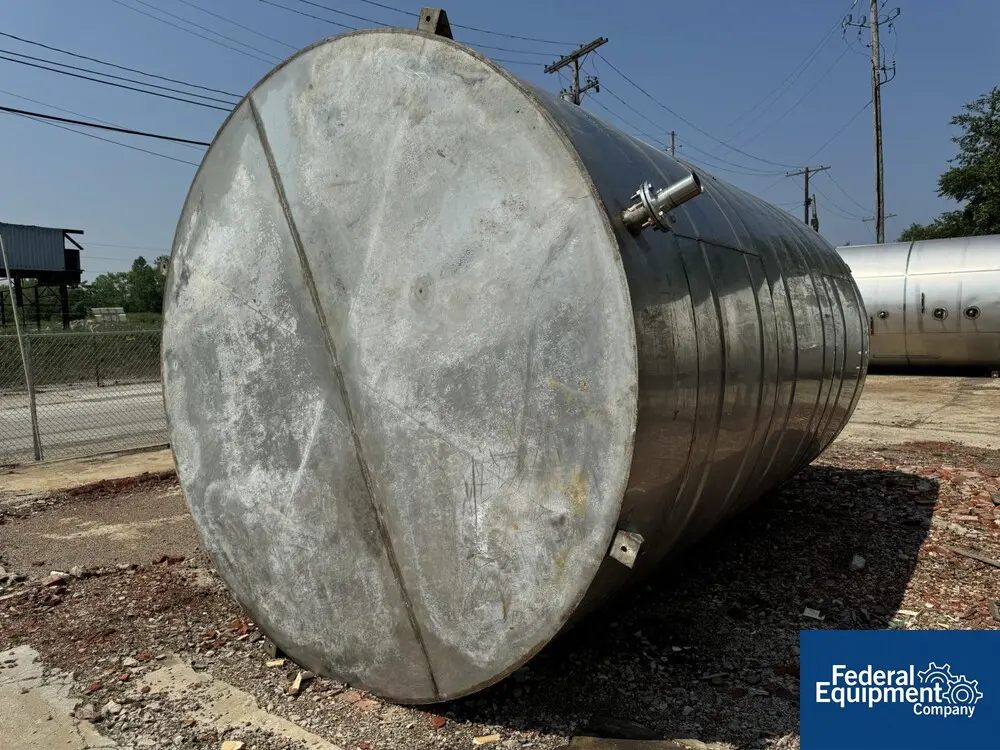 8559 gallon Keller Sales, Storage Tank, Stainless Steel, 114" diameter x 192" straight side - Image 5