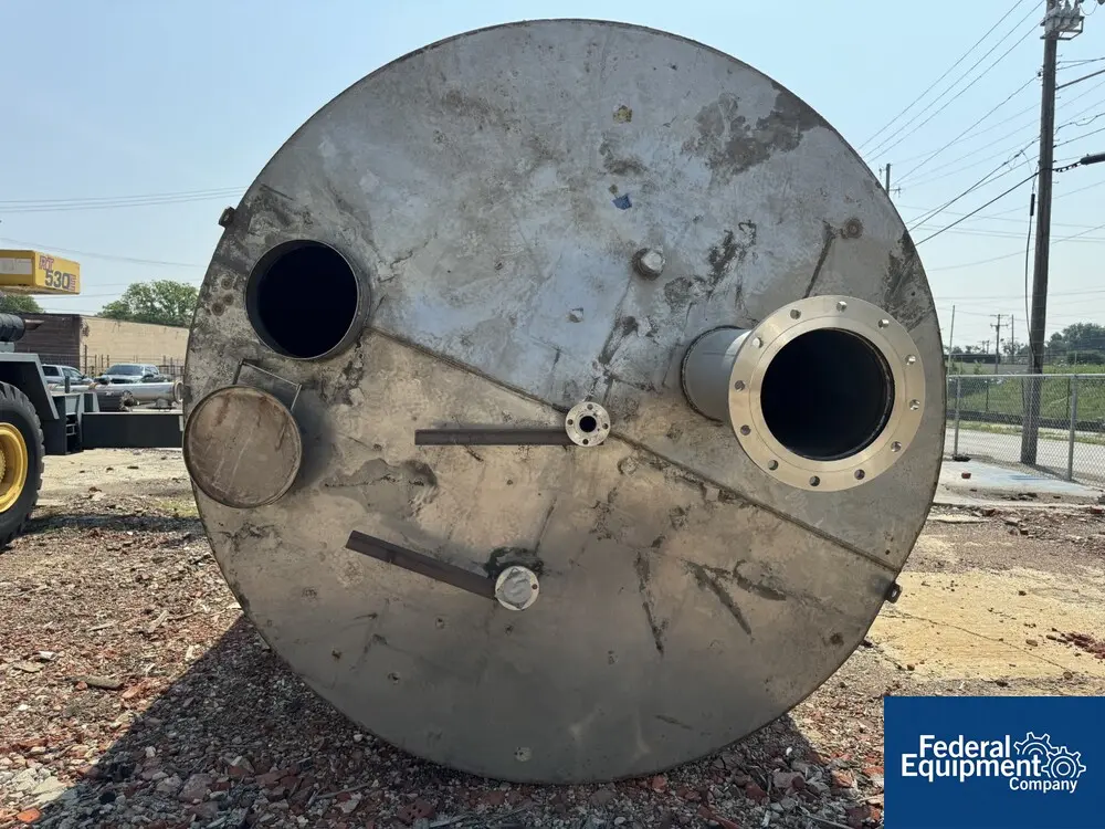 8559 gallon Keller Sales, Storage Tank, Stainless Steel, 114" diameter x 192" straight side - Image 7