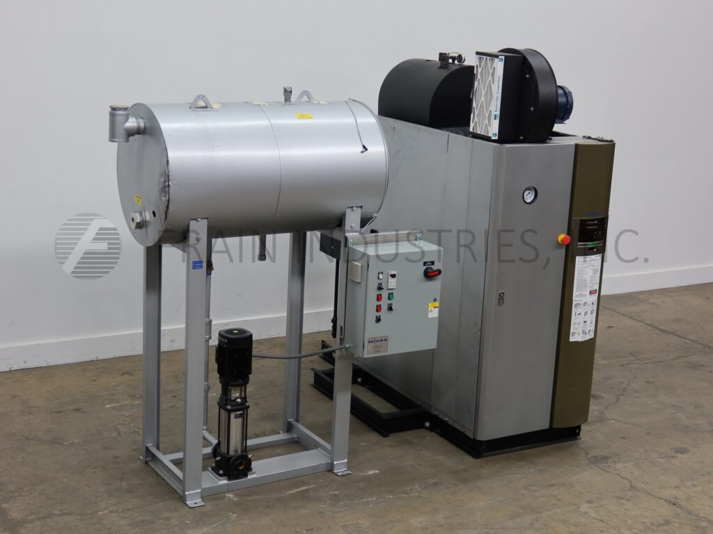 50 BHP Miura America Co. #LX-50-12, gas fired steam boiler, 1970000 BTU/hr., 170 psi - Image 5