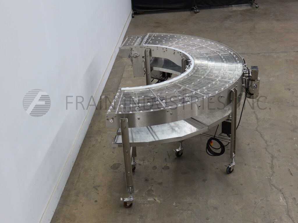 23-1/2" wide, Stainless steel 180&deg; conveyor, center drive motors w/independant vari-speed controls - Image 4