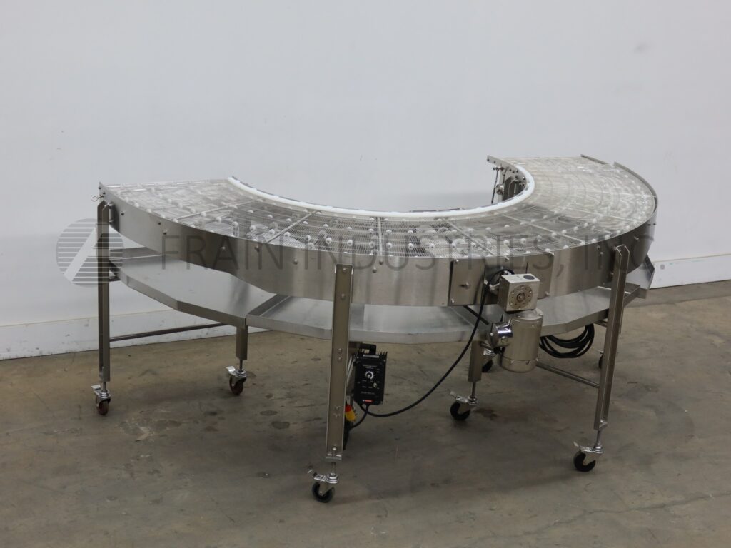 23-1/2" wide, Stainless steel 180&deg; conveyor, center drive motors w/independant vari-speed controls - Image 5
