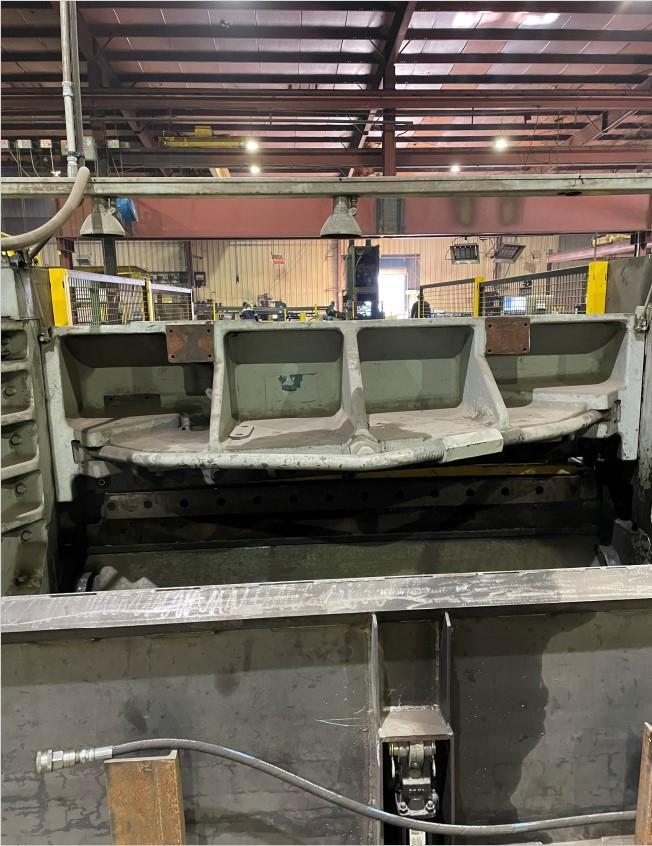 1/2" x 6' Wysong #650, mechanical shear, 10 hydraulic holddowns, 60 SPM, 1979 - Image 6