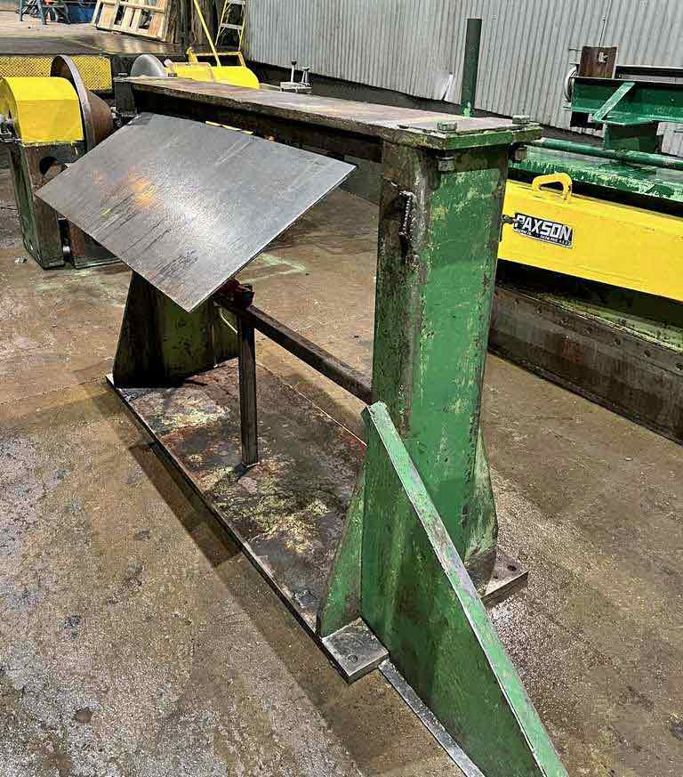 .25" x 60" Paxson, Crop Shear, 66" Long x 1" x 3" Blade, 20 Ton Jack Screw Actuation - Image 6