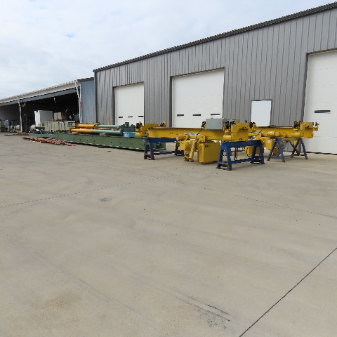 3 Ton, Yale 14' x 110' free standing underhung dual 3 ton wire rope bridge Yale - Image 1