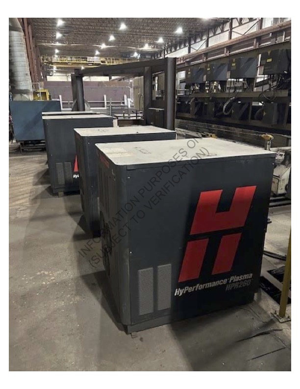Messer M.g. #MPC2022P, plasma cutting table, 50'-8" x 23'-0" nominal cut area, 2005 - Image 4