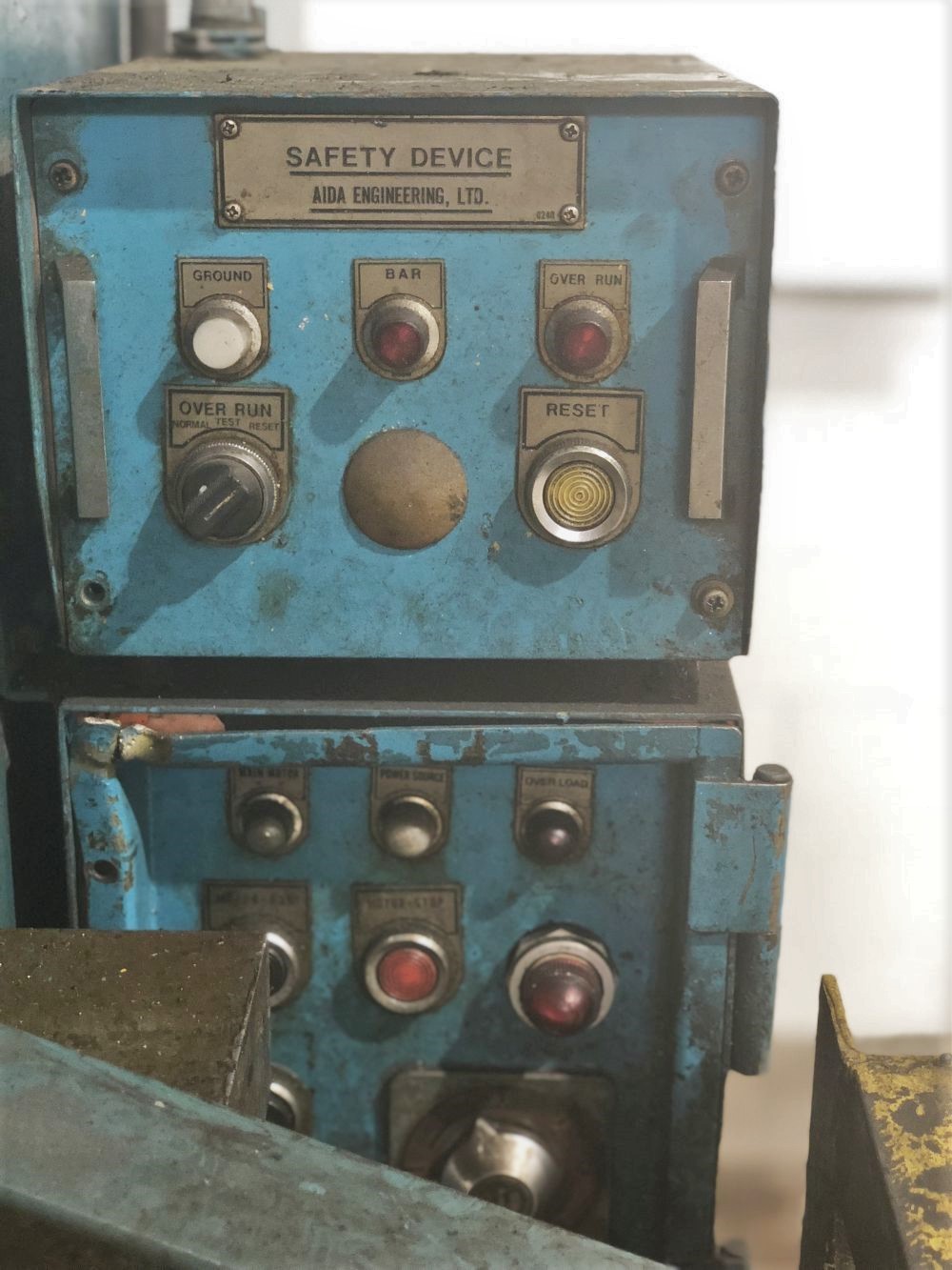 88 Ton, Aida #C1-8(2), back geared press, 6.2" stroke, 60 SPM, 12.6" Shut Height, isolator pads - Image 5