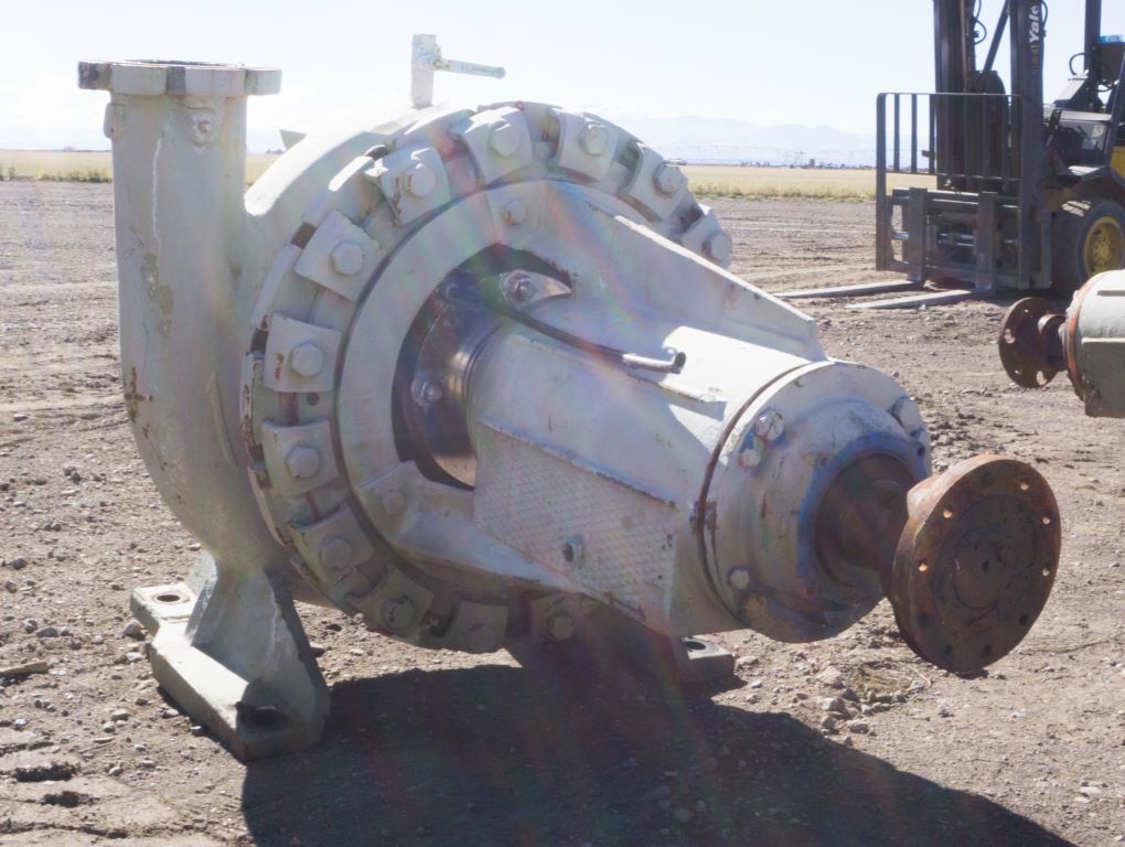 1800 GPM @ 167' TDH, Allis-Chalmers #6x8x21, Centrifugal Pump, Horz., 1-Stage, 8" suction, 6" discharge, 1170 - Image 2