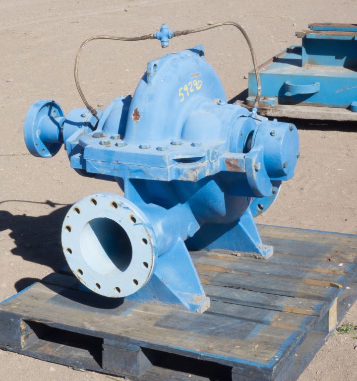 2500 GPM @ 165' TDH, Ansiflo #Slow200-410B, Centrifugal Pump, Horz., 1-Stage, 10" suction, 8" discharge - Image 1