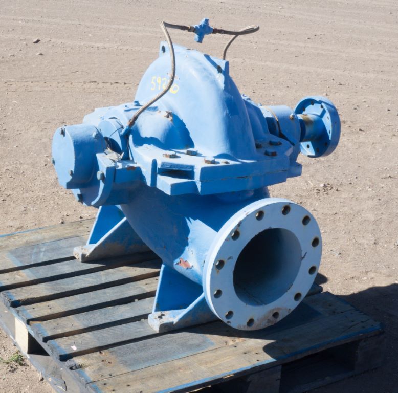 2500 GPM @ 165' TDH, Ansiflo #Slow200-410B, Centrifugal Pump, Horz., 1-Stage, 10" suction, 8" discharge - Image 2