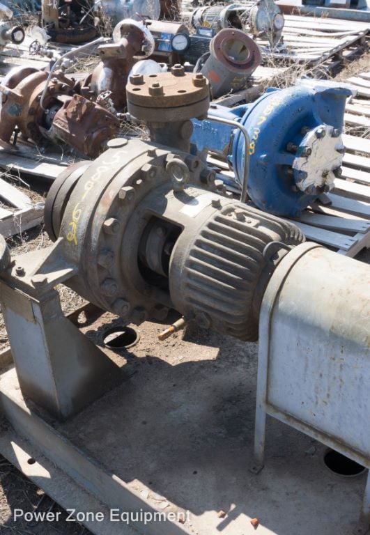 301 GPM @ 637' TDH, Byron-Jackson #3x4x13-1/4LSJA, Centrifugal Pump, Horz., 1-Stage, 13.25" imp., 4" suction - Image 4