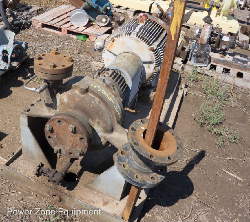 301 GPM @ 637' TDH, Byron-Jackson #3x4x13-1/4LSJA, Centrifugal Pump, Horz., 1-Stage, 13.25" imp., 4" suction - Image 7