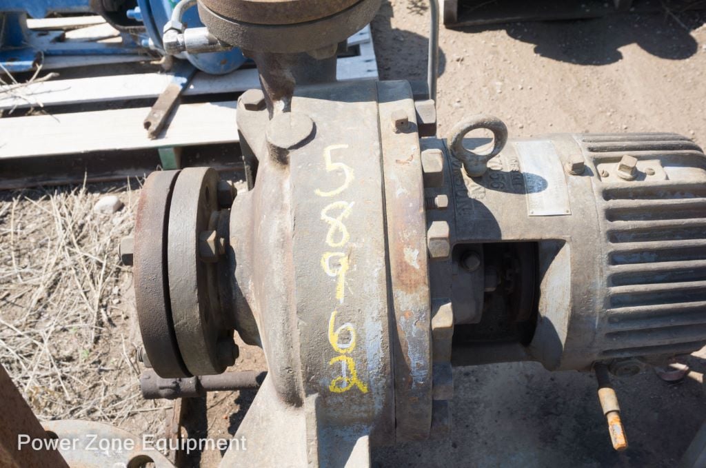 301 GPM @ 637' TDH, Byron-Jackson #3x4x13-1/4LSJA, Centrifugal Pump, Horz., 1-Stage, 13.25" imp., 4" suction - Image 8