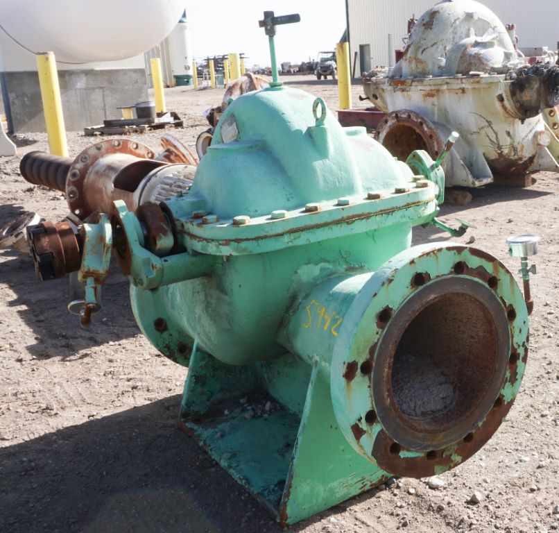 2500 GPM @ 180' TDH, Ingersoll-Rand #12x10x11-BTS, Centrifugal Pump, Horz., 1-Stage, 12" suction, 10" - Image 4